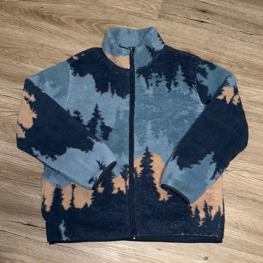 NWT Men’s Old Navy Cozy Forest Fleece Jacket